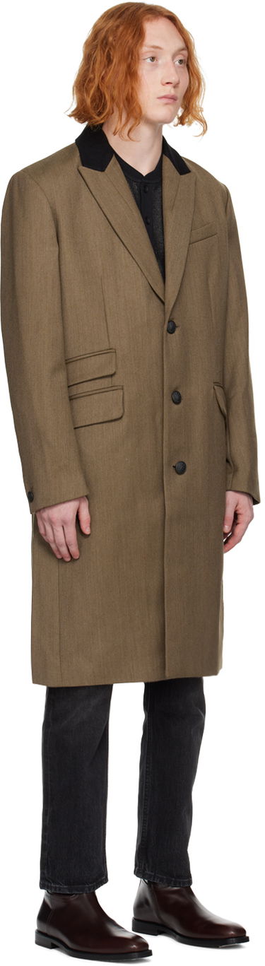 Kabáty rag & bone Cambridge Wool-Blend Overcoat Hnedá | MBW22H2336AMML, 1