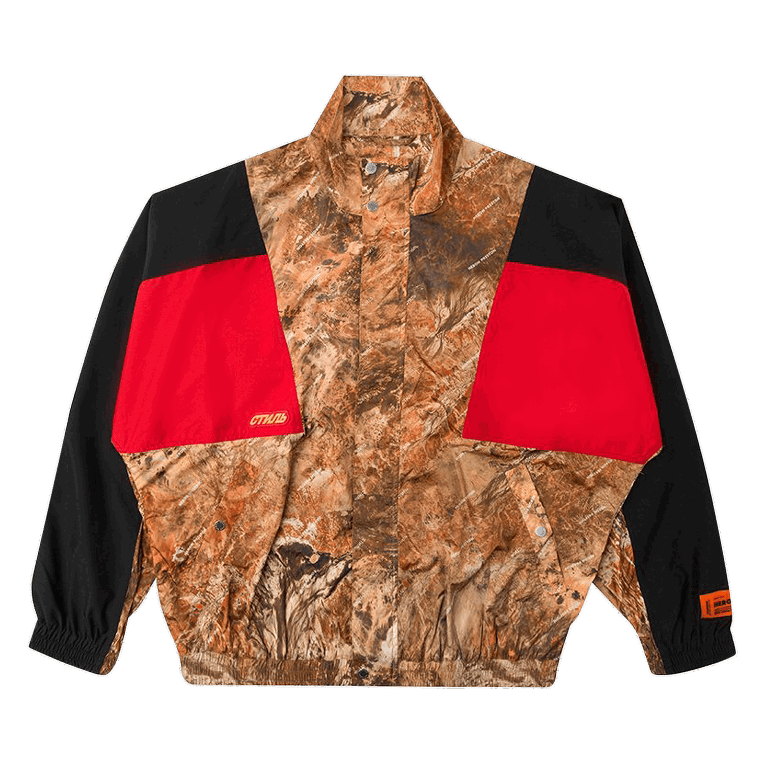 Bunda HERON PRESTON Camouflage Track Jacket Červená | HMEA026S197410138888, 0