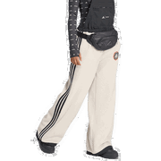Fleece Wide-Leg Track Pants
