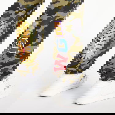 Tepláky BAPE A BATHING APE 1St Camo Shark Sweatpants Green Zelené | 001PTK801008M GRN, 2
