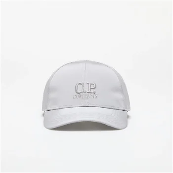 C.P. Company Chrome-R Logo Cap Drizzle Grey 16CMAC147A005904A-913