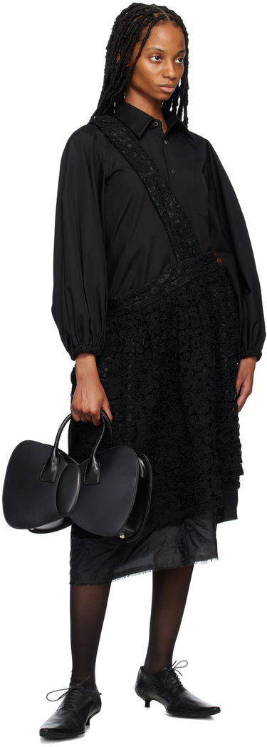 Šaty Comme des Garçons Comme des Garçons Floral Lace Midi Skirt Čierna | RK-A004-051, 3