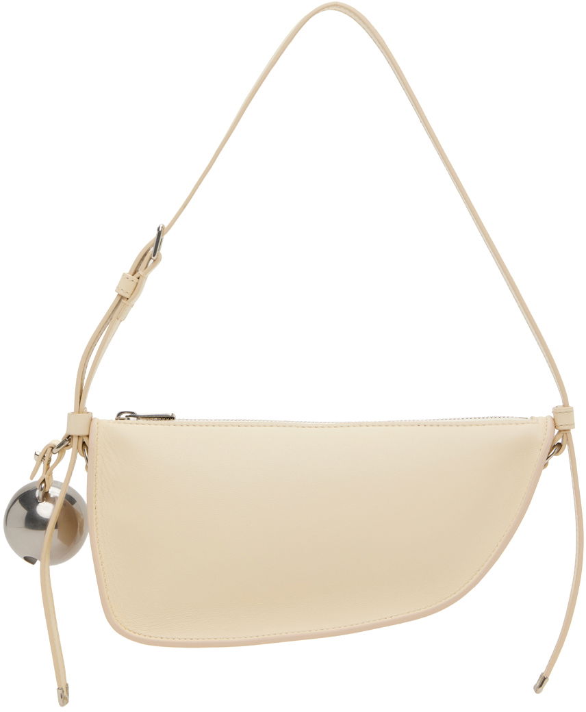 Taška cez rameno Burberry Mini Shield Sling Bag Biela | 8075852, 0