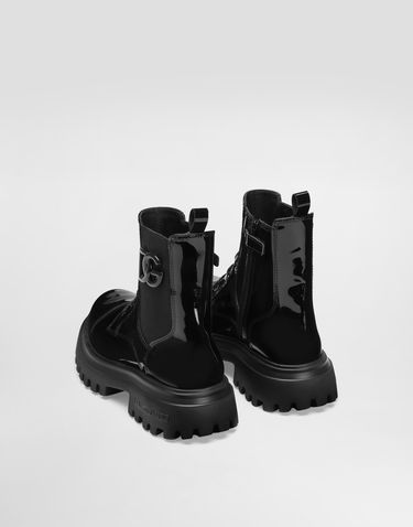 Doplnky Dolce & Gabbana Dolce & Gabbana Patent Leather Ankle Boots With Elastic Čierna | D11360A9A8180999, 2