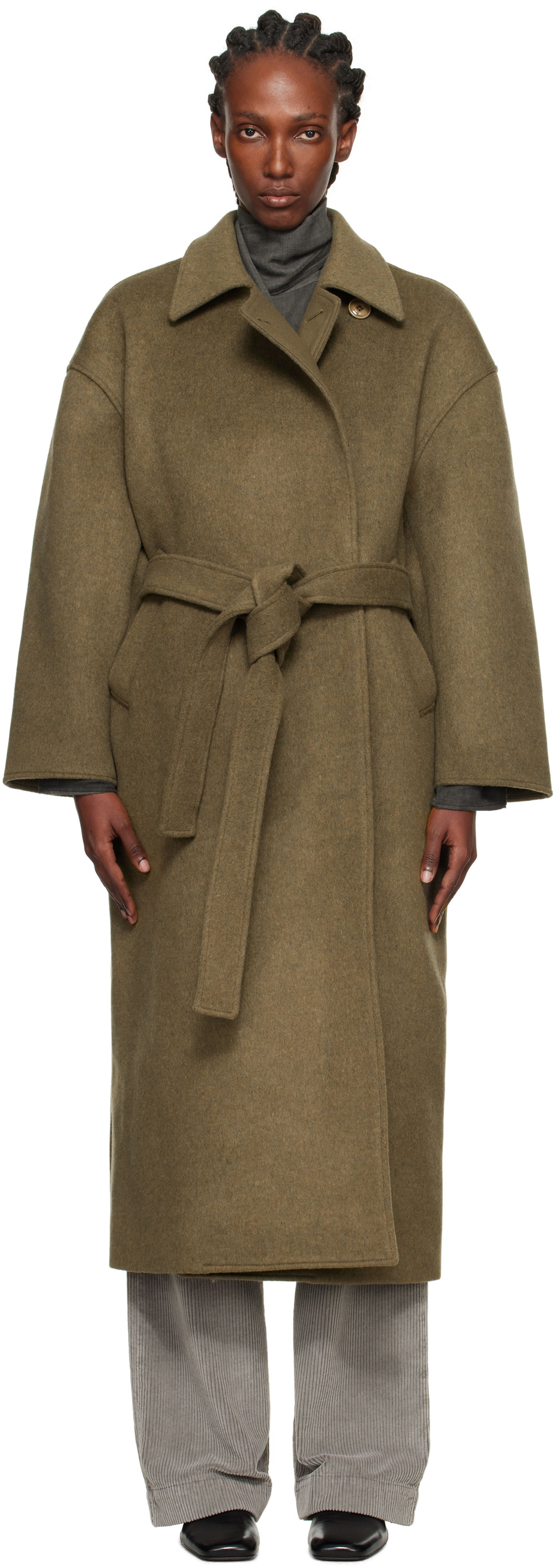 Kabáty OUR LEGACY Our Legacy Court Coat Zelené | W4251CD, 0