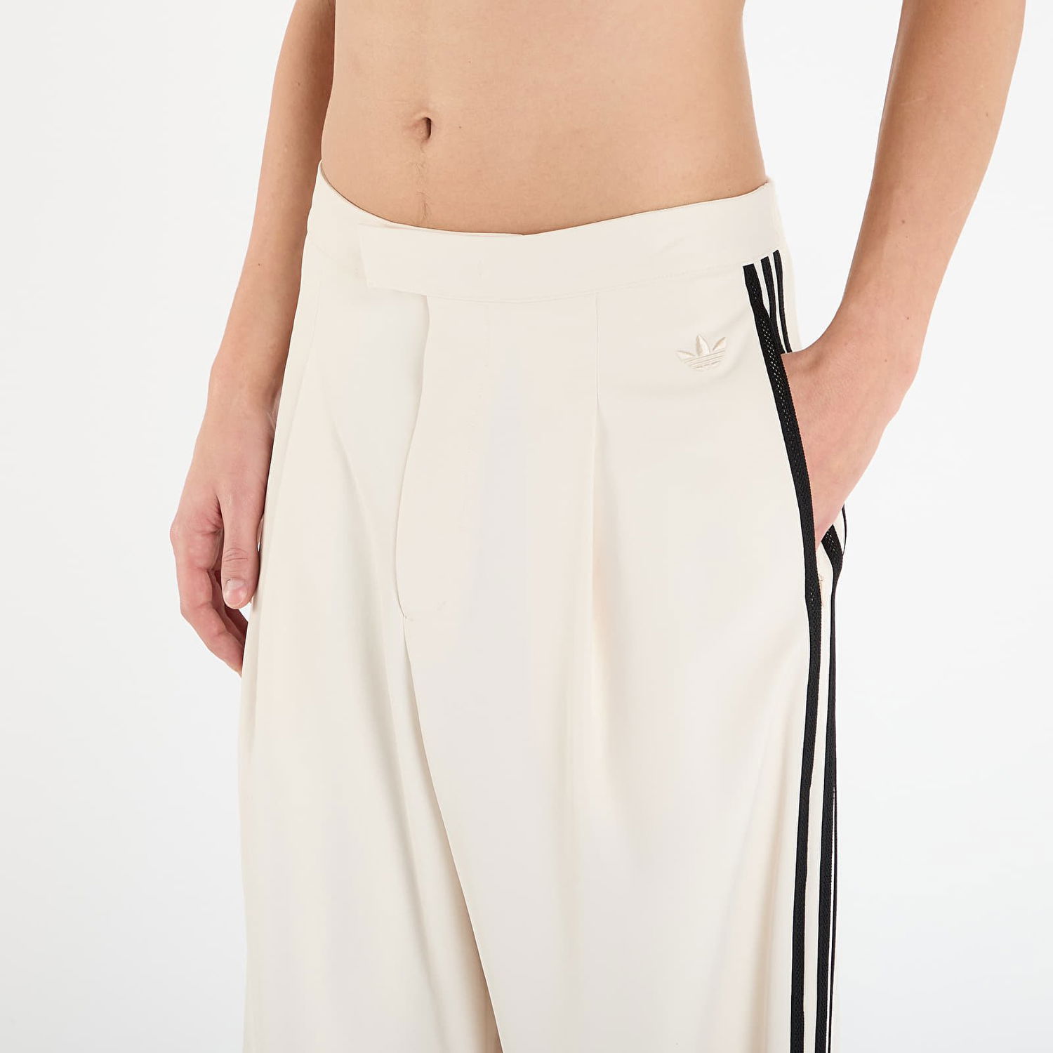 Tepláky adidas Originals Wales Bonner Wide Leg Track Trousers Béžová | KB2295, 1