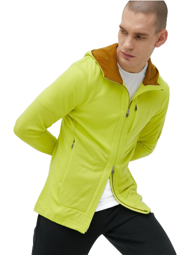 Mikina Icebreaker Quantum III Zip Hoodie Zelené | IB0A59JX5701