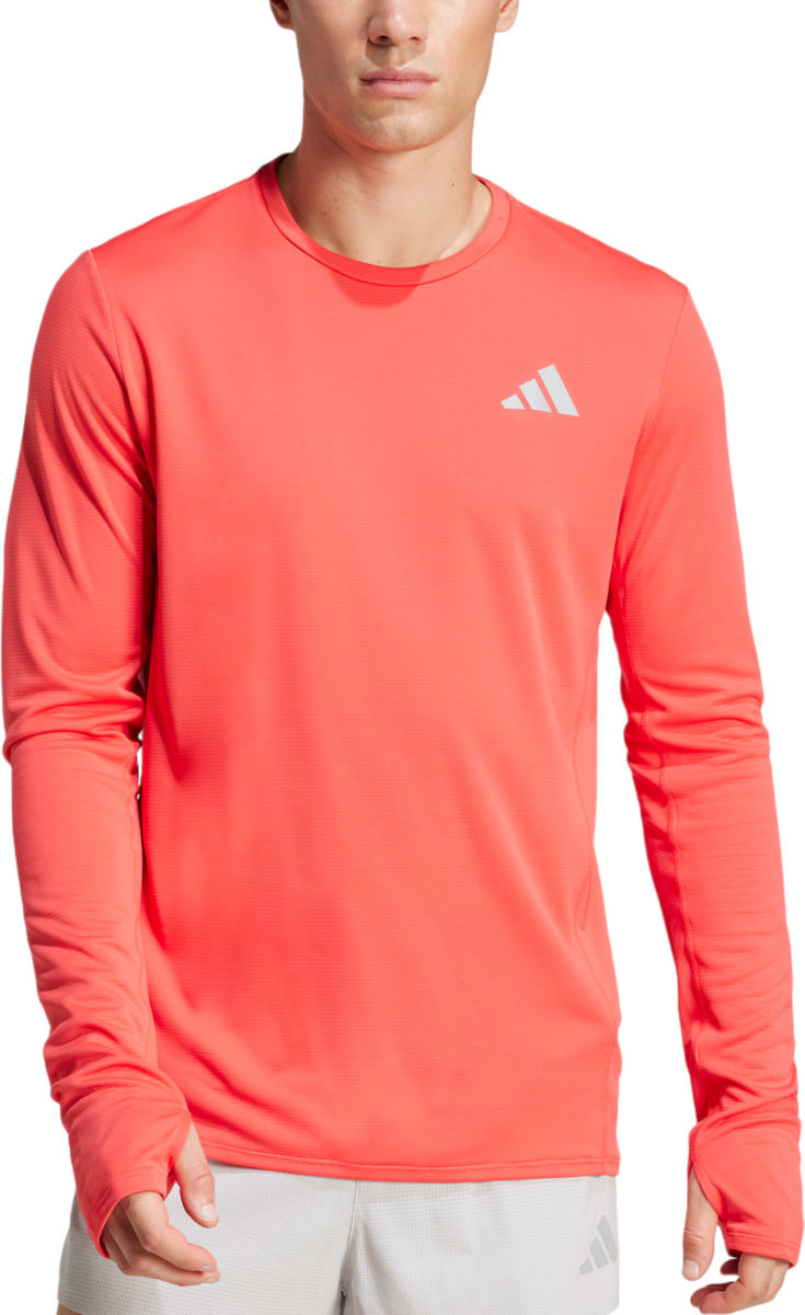 Tričko adidas Originals Adizero Ekiden Long Sleeve Tee Oranžová | jm7897