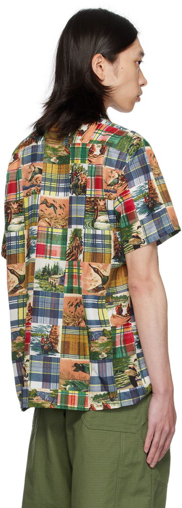 Košeľa BEAMS BEAMS PLUS Patchwork Print Short Sleeve Shirt Rôznofarebný | 3801-0126-139, 2