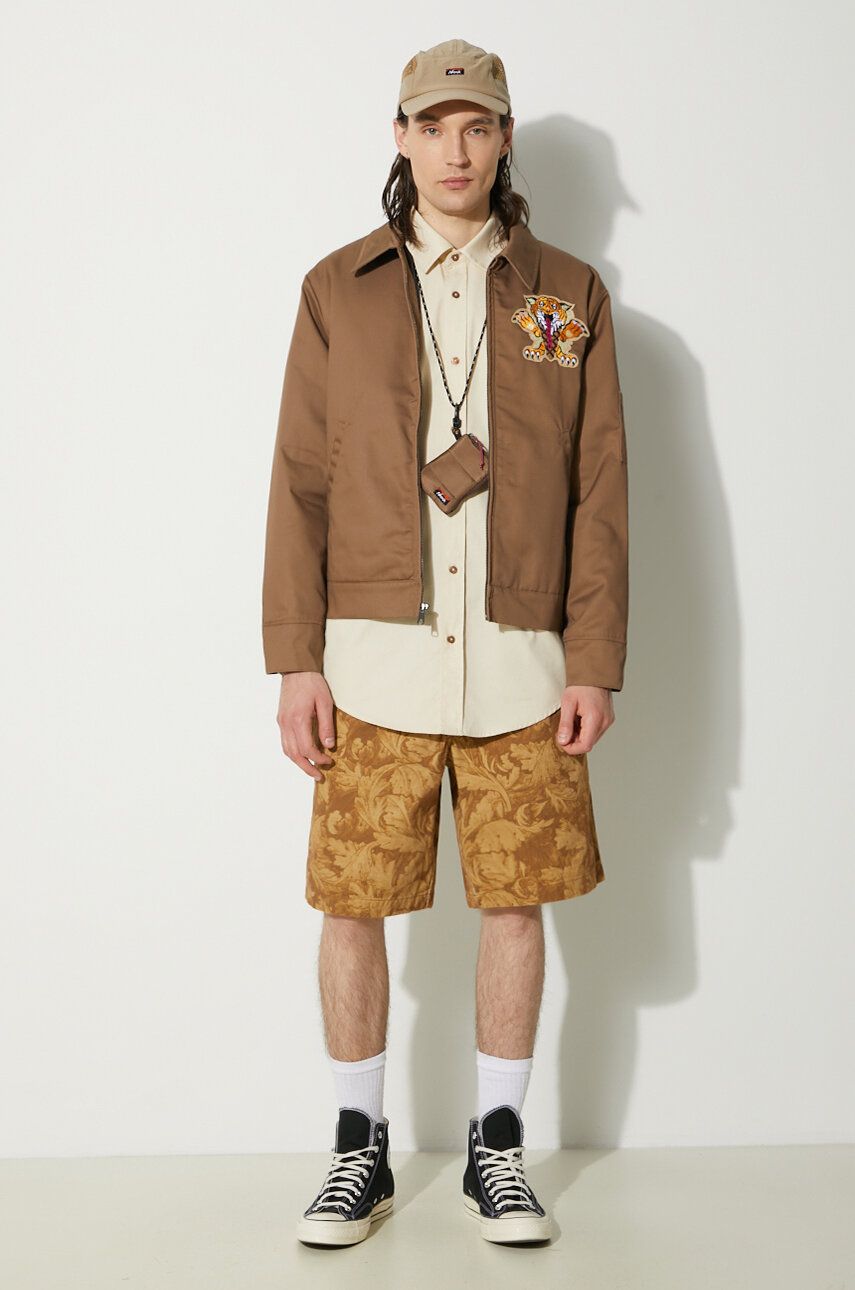 Bunda BBC IceCream ICECREAM Tiger Work Oversize Jacket Hnedá | IC24203, 1