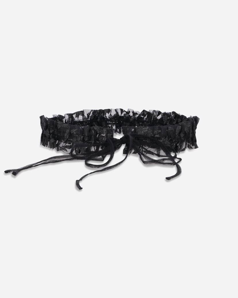 Opasok OpéraSPORT Coralie Lace Waist Belt with Ties Čierna | A40FW25  4