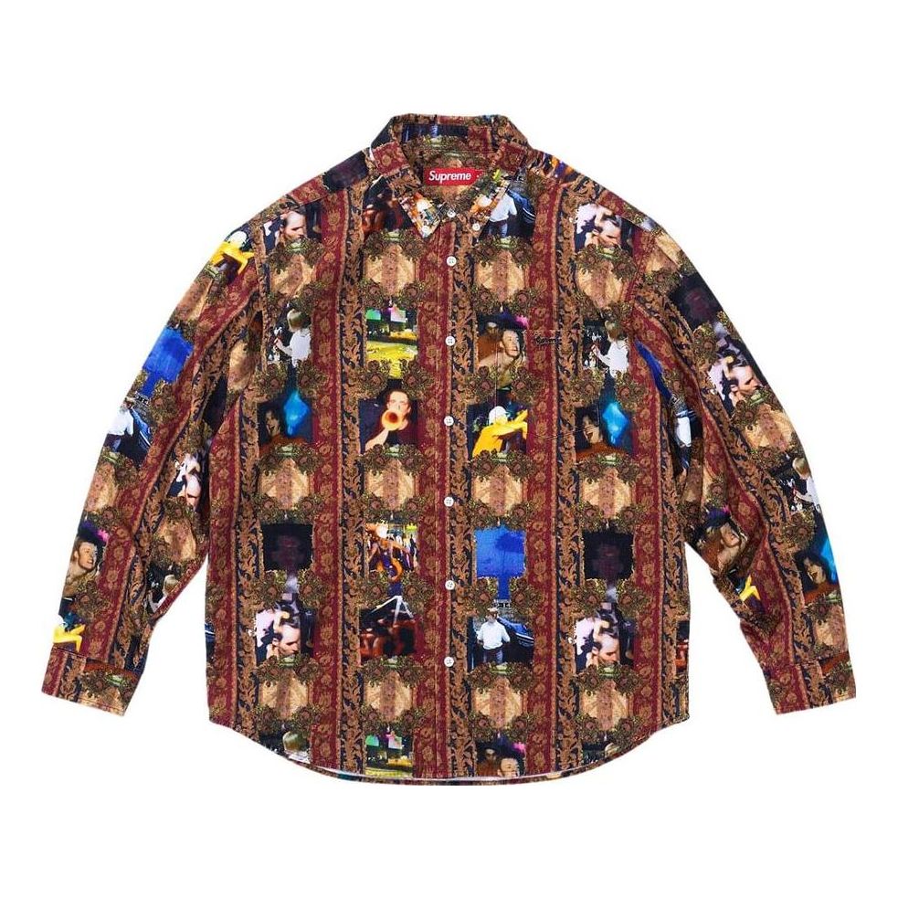 Košeľa Supreme Mark Leckey Hardcore Corduroy Shirt Hnedá | SUP-FW23-089, 0