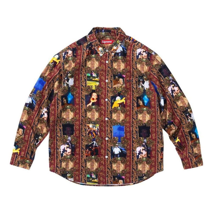 Košeľa Supreme Mark Leckey Hardcore Corduroy Shirt Hnedá | SUP-FW23-089