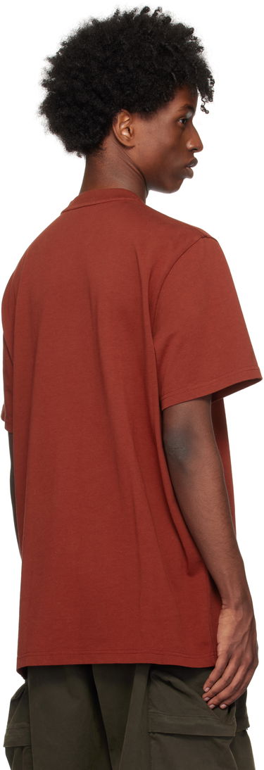 Tričko Moncler Moncler Printed T-Shirt Červená | J20918C0005083927, 2