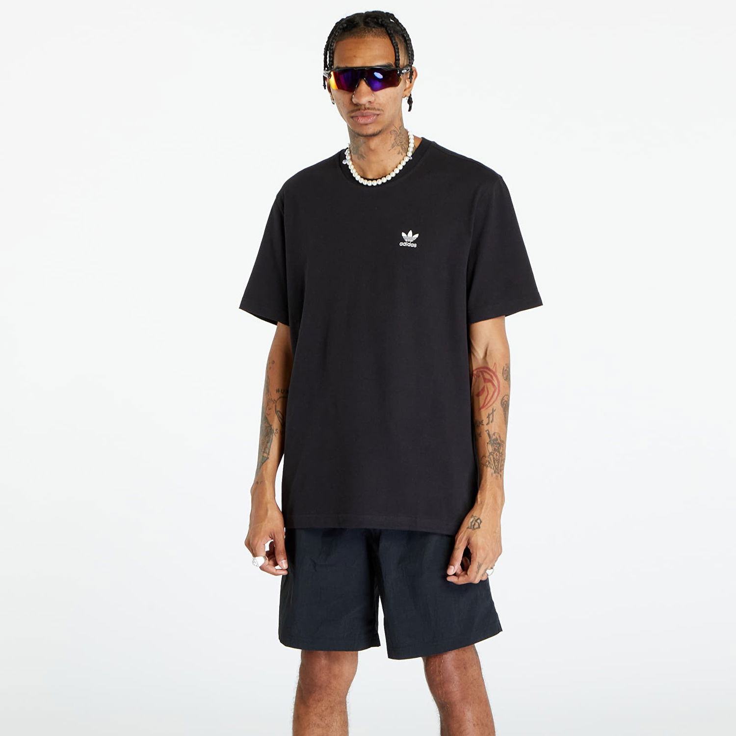 Tričko adidas Originals Back+Front Trefoil Boxy Tee Čierna | II5760, 0