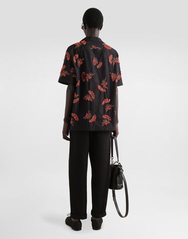 Nohavice Dolce & Gabbana Dolce & Gabbana Cotton Twill Cuffed Pants Čierna | GP11LTFU6X8N0000, 2