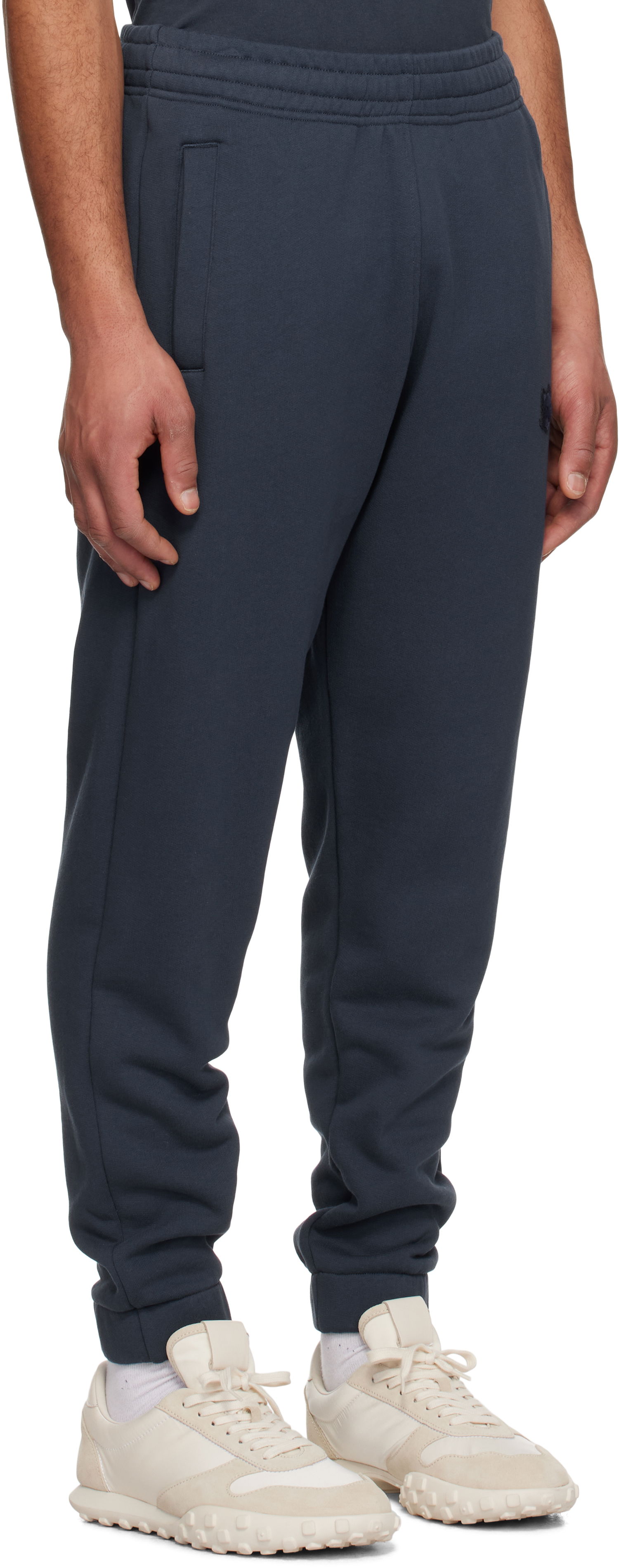 Tepláky MAISON KITSUNÉ Maison Kitsuné Bold Fox Head Patch Comfort Jog Sweatpants Navy | MM01125KM0321, 1