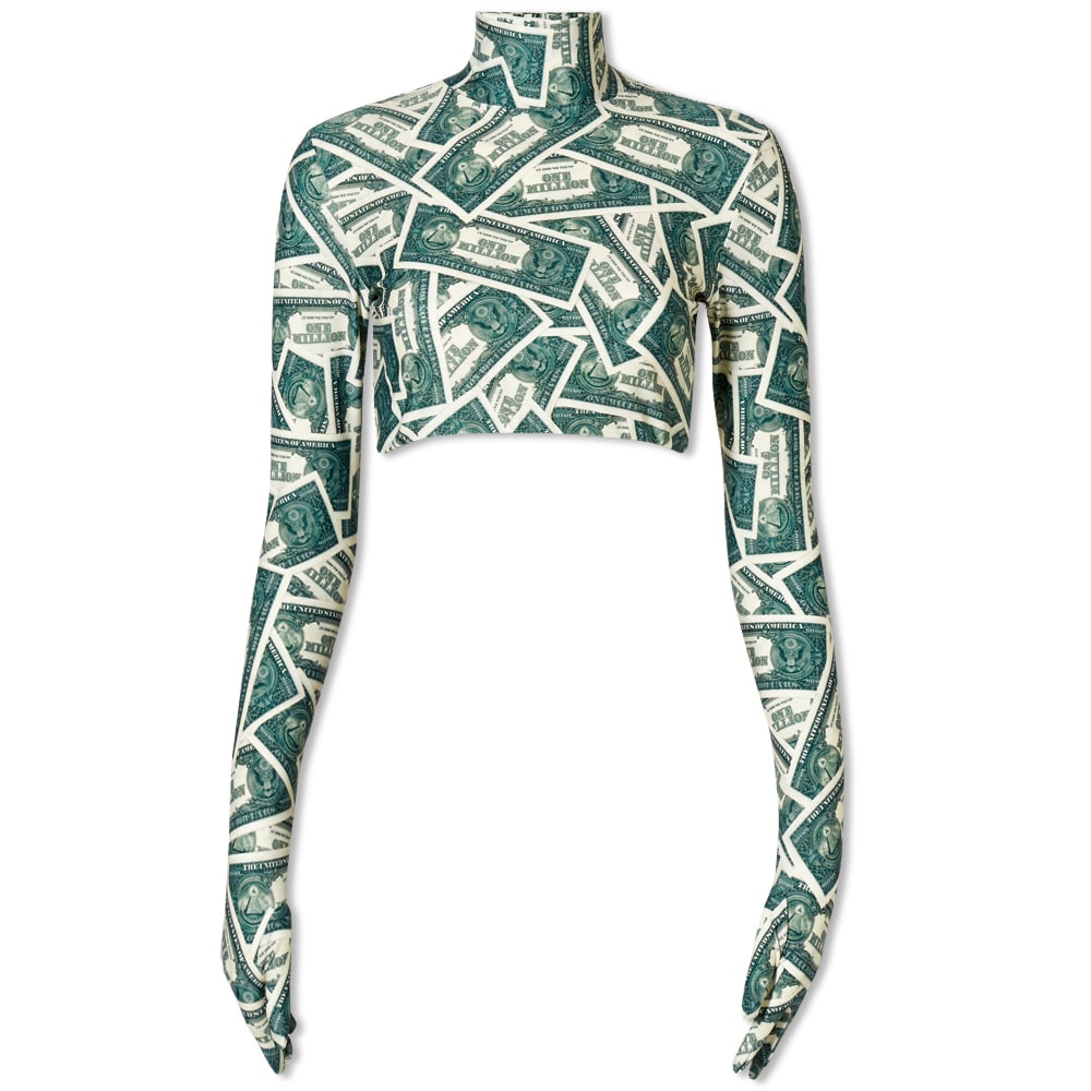 Crop Top VETEMENTS Million Dollar Crop Glove Top Zelené | WA53TO100M, 0