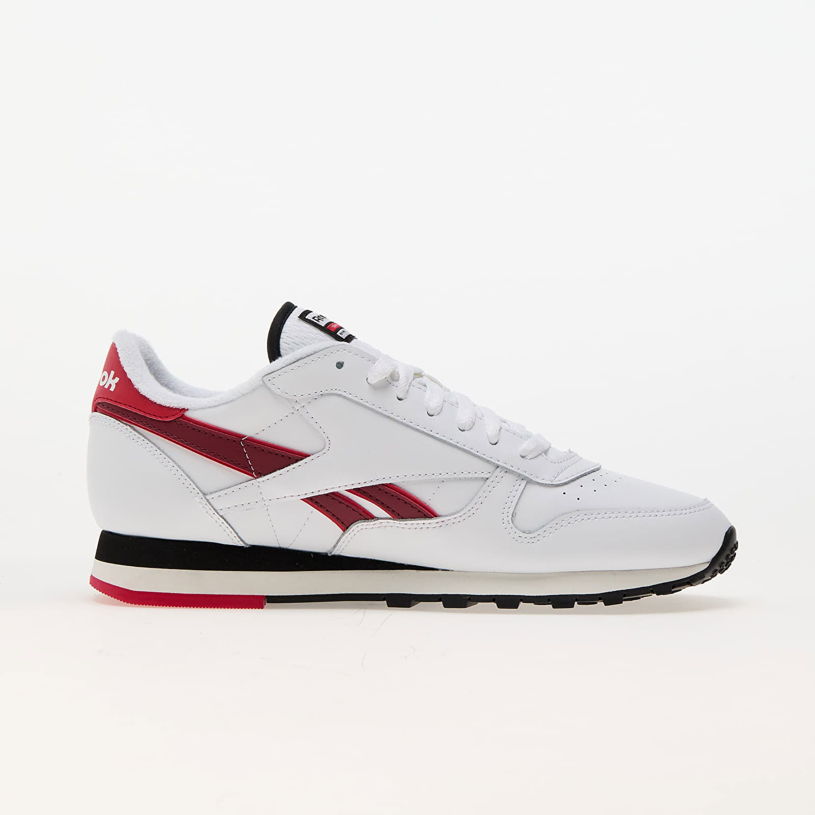 Classic Leather White/ Vector Red/ Black