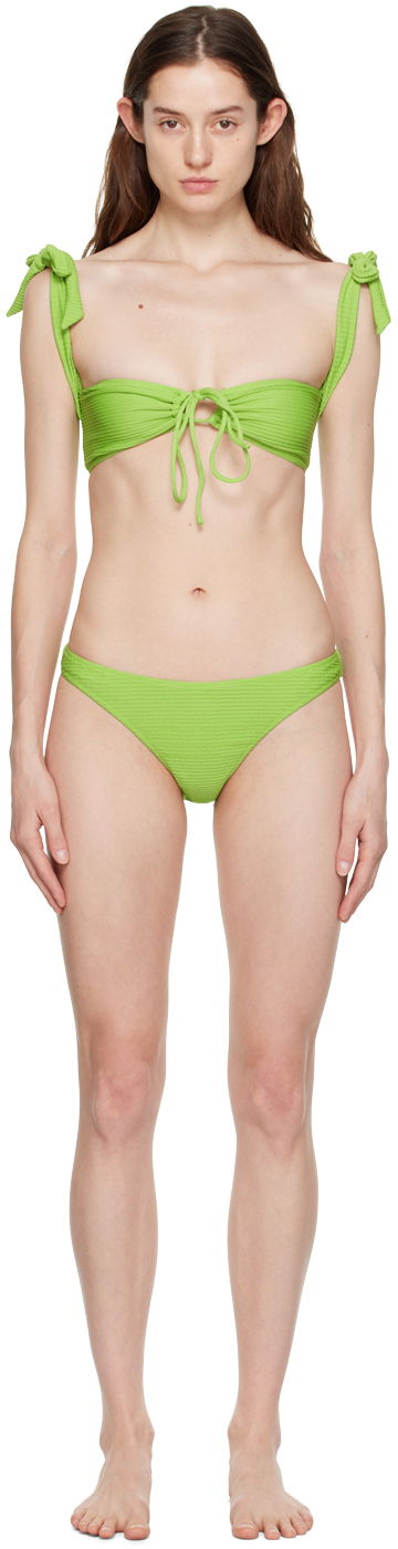 Plavky GUIZIO Guizio Mona Bikini Zelené | MB 1, 0