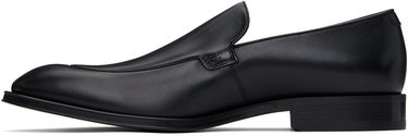 Oblečenie BOSS Apron Toe Leather Loafers Čierna | 50534049, 2