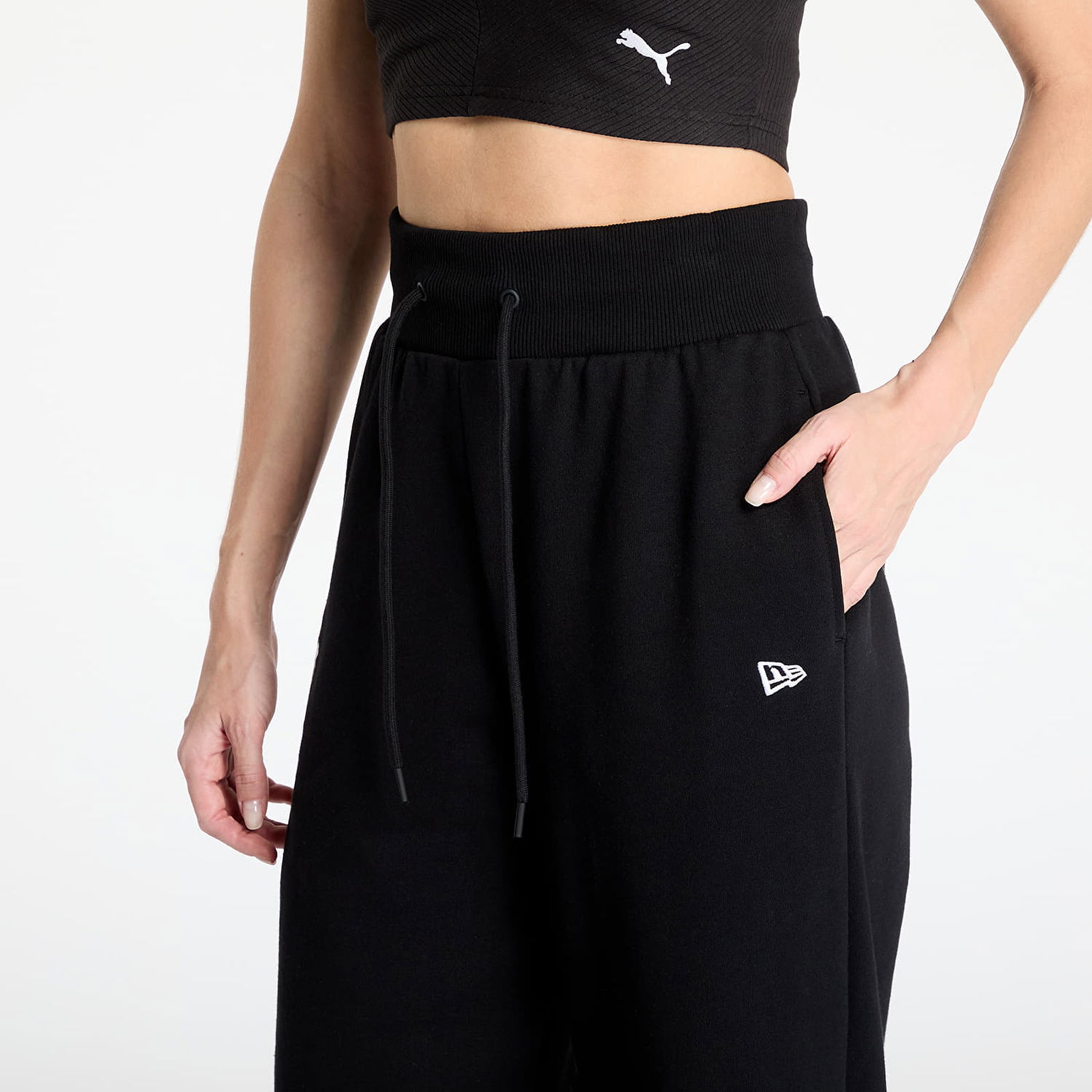 Tepláky New Era New Era MLB League Essential Straight Jogger New York Yankees Sweatpants Čierna | 60596487, 1