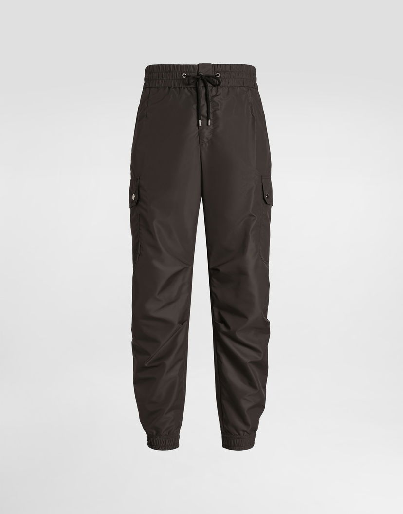 Cargo nohavice Dolce & Gabbana Dolce & Gabbana Nylon Canvas Cargo Trousers Čierna | GP14PTFUS34N8476