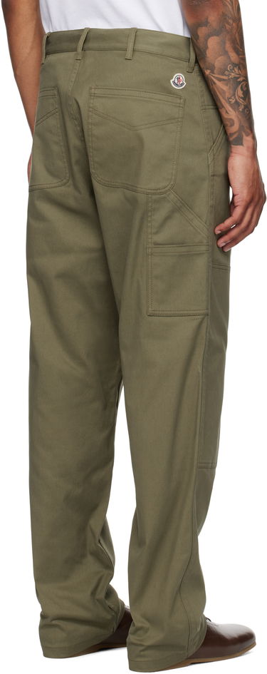 Nohavice Moncler Moncler Gabardine Trousers Zelené | K20912A00003598R1, 2