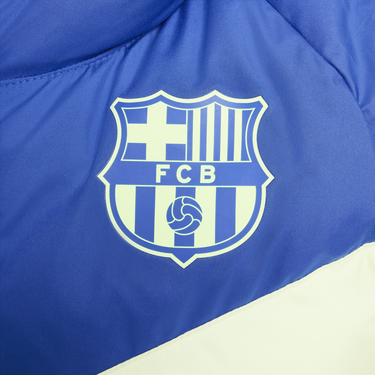 Prešívaná bunda Nike FC Barcelona Synthetic-Fill Hooded Jacket Modrá | FQ3423-417, 4