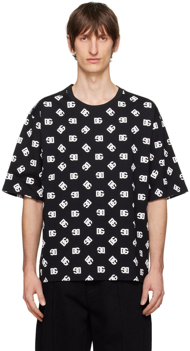 Tričko Dolce & Gabbana Printed T-Shirt Čierna | G8PB8TG7L5E, 0