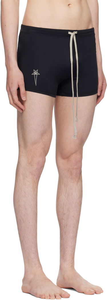 Plavky Rick Owens Rick Owens Champion Edition Jersey Swim Shorts Čierna | CM01E1691 CHJMW SWIM JERSEY, 1