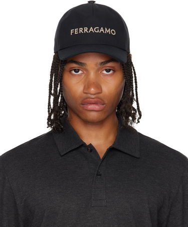Šiltovka FERRAGAMO Ferragamo Core Signature Baseball Cap Čierna | 783391, 0