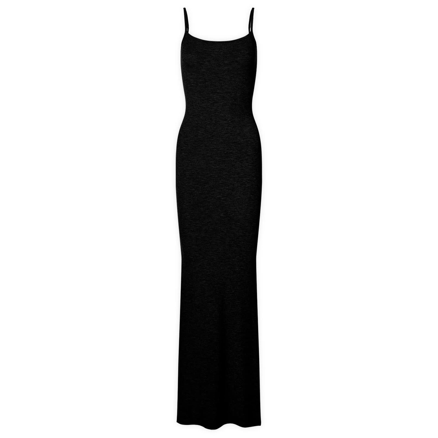 Šaty SKIMS Soft Lounge Long Slip Dress Čierna | AP-DRS-0596-ON, 1