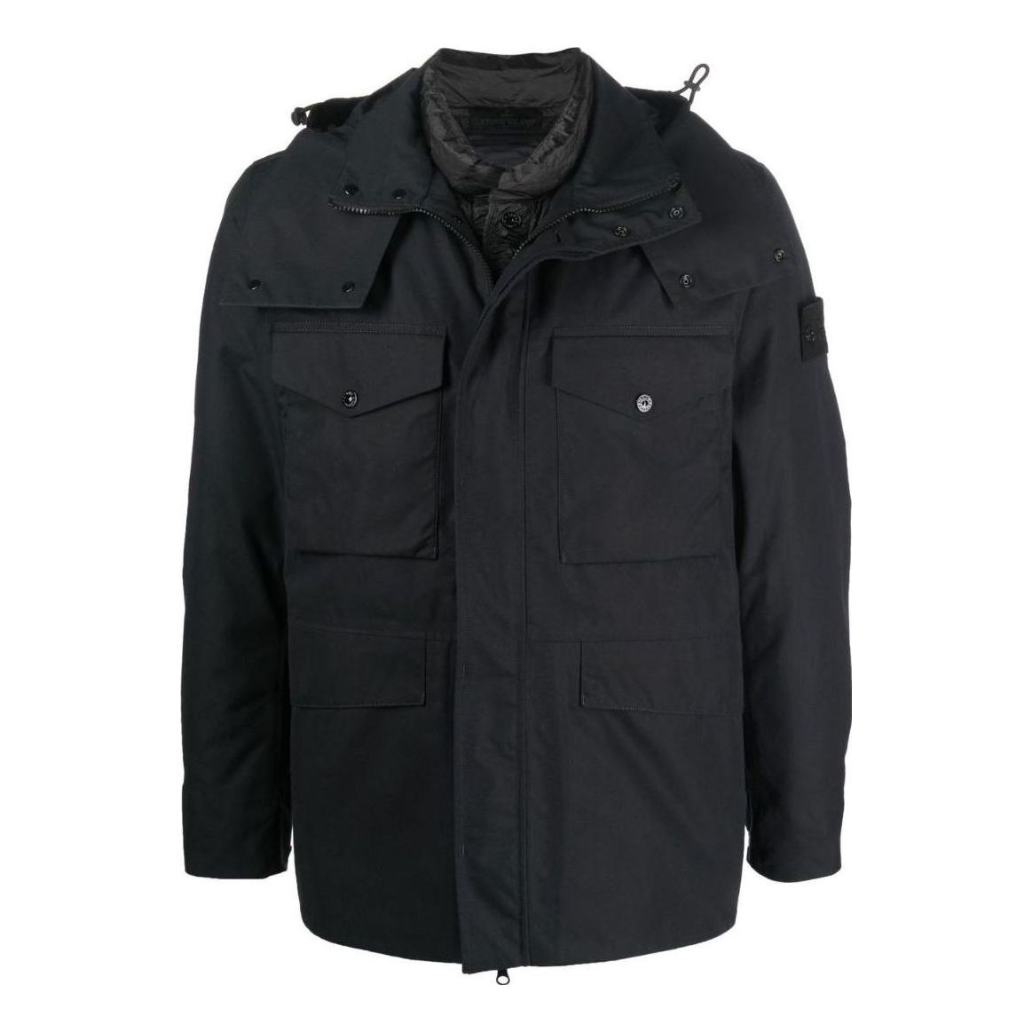 Parka Stone Island Detachable Hooded  Jacket Čierna | 7715437F1-V0029, 0
