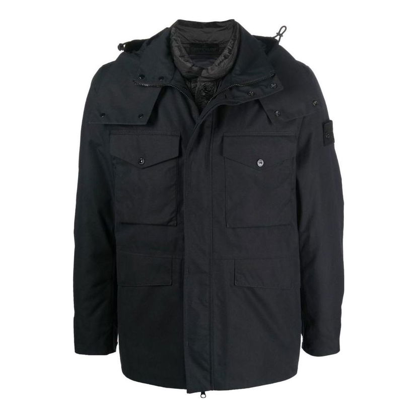 Parka Stone Island Detachable Hooded  Jacket Čierna | 7715437F1-V0029