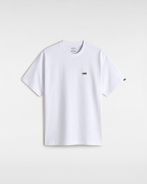 Tričko Vans Left Chest Embroidered Logo T-Shirt, Size L Biela | VN000P1PWHT