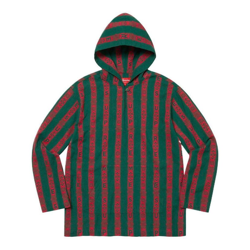 Košeľa Supreme Supreme Baja Hooded Shirt Zelené | SUP-SS22-122
