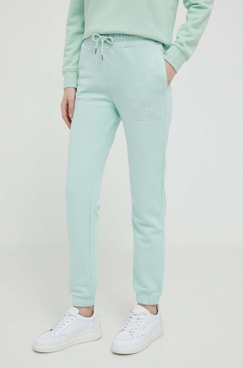 Tepláky GANT Tonal Shield Sweatpants Zelené | 4200709, 0