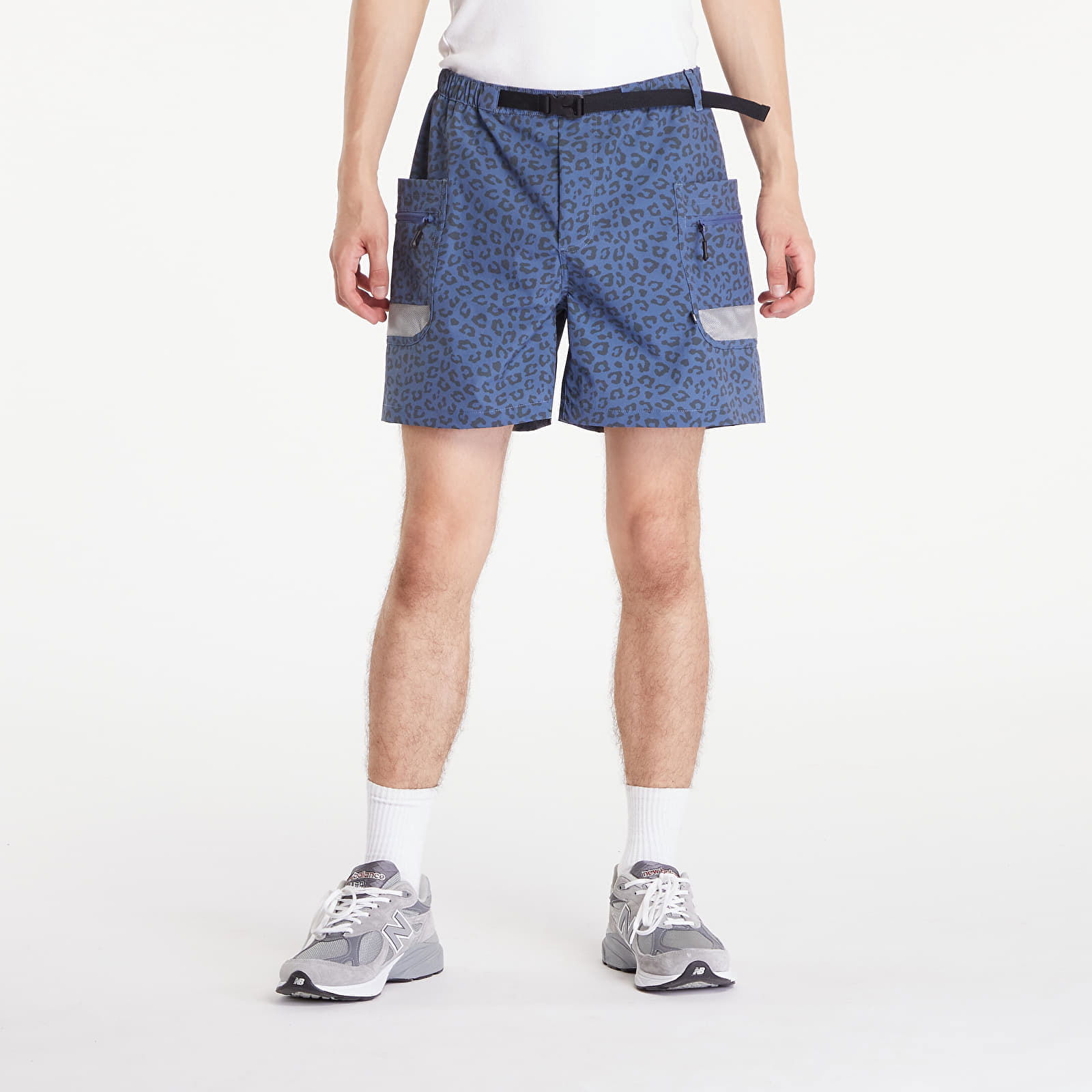 White Rock Shorts UNISEX Leopard Blue