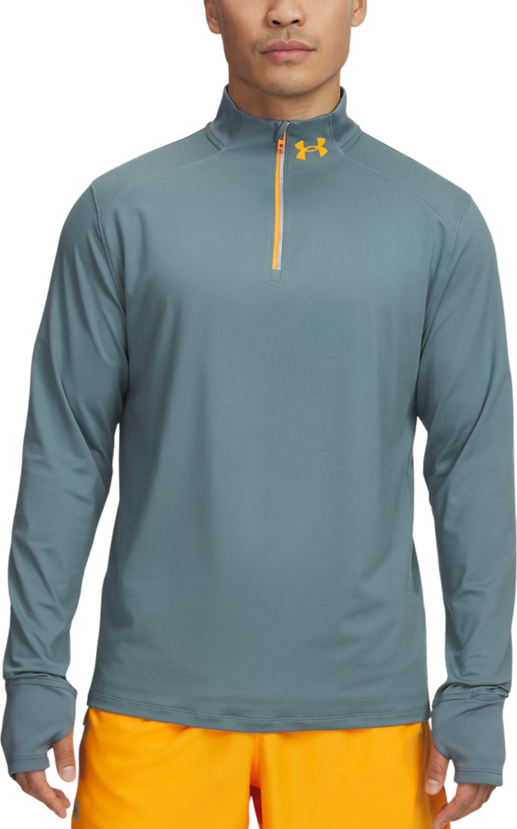 Tričko Under Armour UA Launch Pro 1/4 Zip Pullover Šedá | 1379288-587