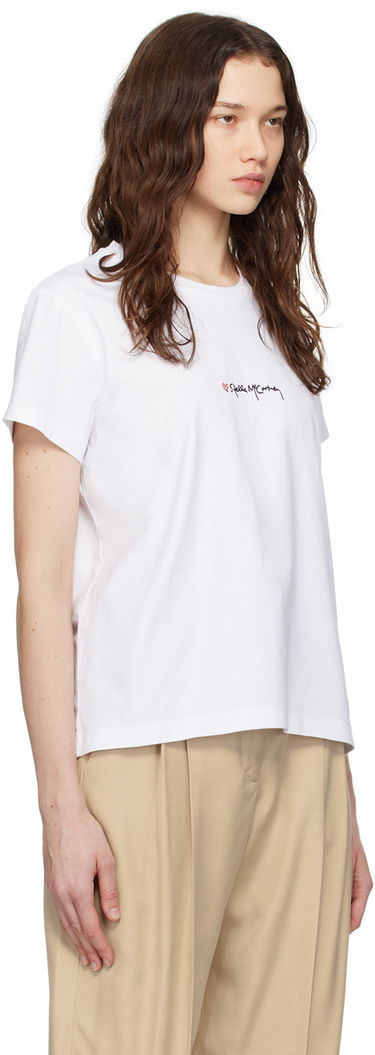 Tričko Stella McCartney Stella McCartney Iconics Love Graphic T-Shirt Biela | 6J02733SPY52, 1