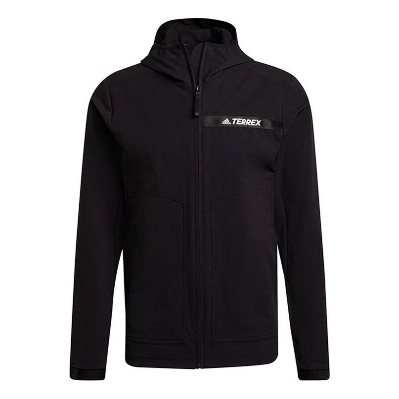 Mikina adidas Performance Terrex Multi Stretch Softshell Jacket Čierna | GU6490