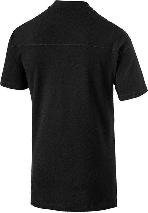 Polo tričko Puma CUP Casuals Band Collar Short Sleeve Polo Čierna | 656036-03, 1