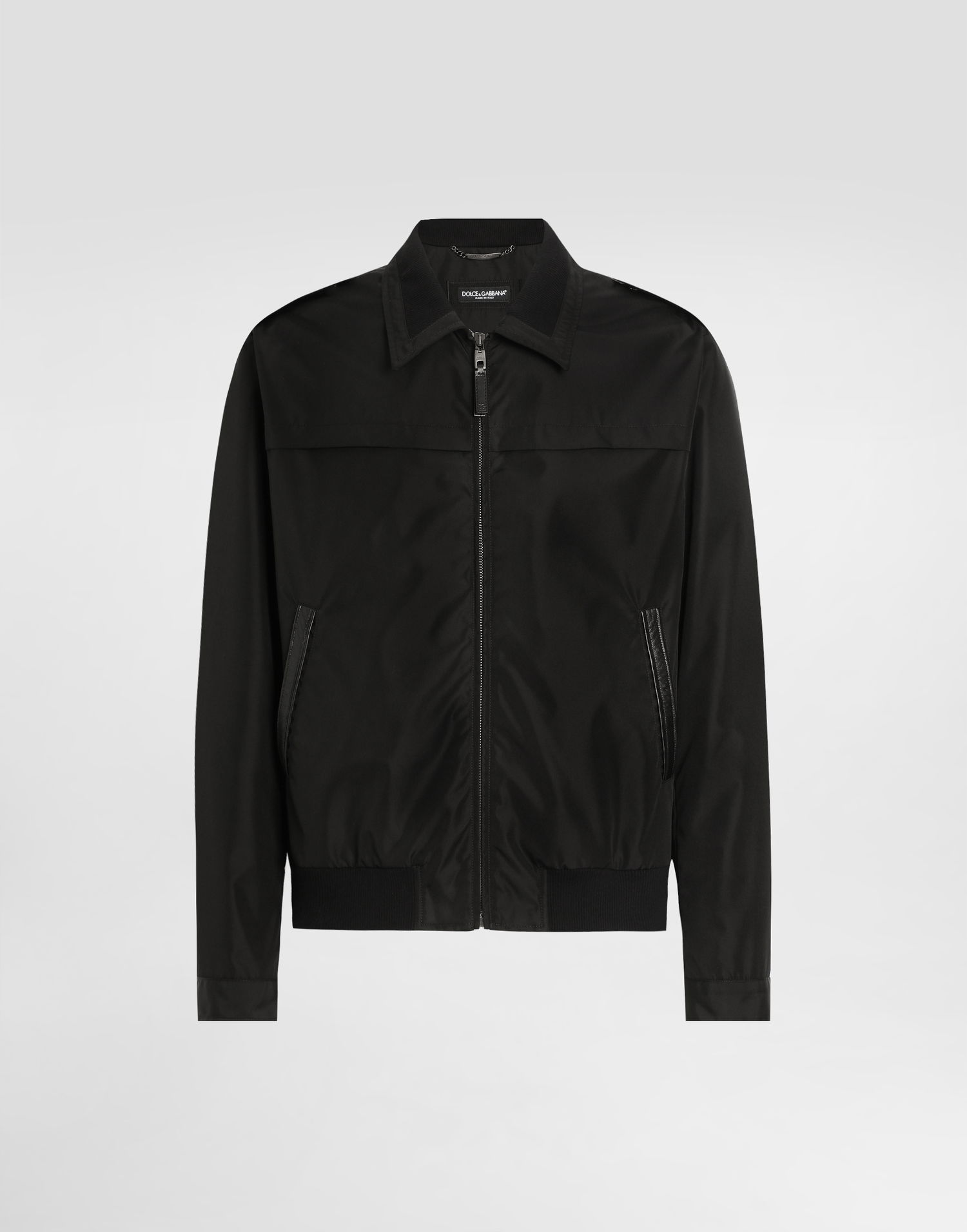 Bomber bunda Dolce & Gabbana Dolce & Gabbana Canvas Bomber Jacket Čierna | G9BHNTFUS21N0000, 0