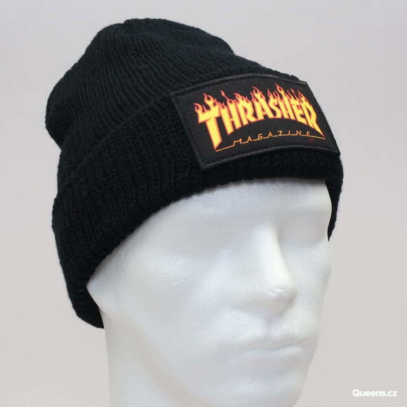 Kulicha Thrasher Flame Logo Beanie Black Universal Čierna | 026016