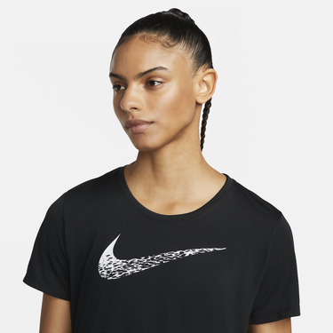 Tričko Nike Swoosh Run Čierna | dm7777-010, 4