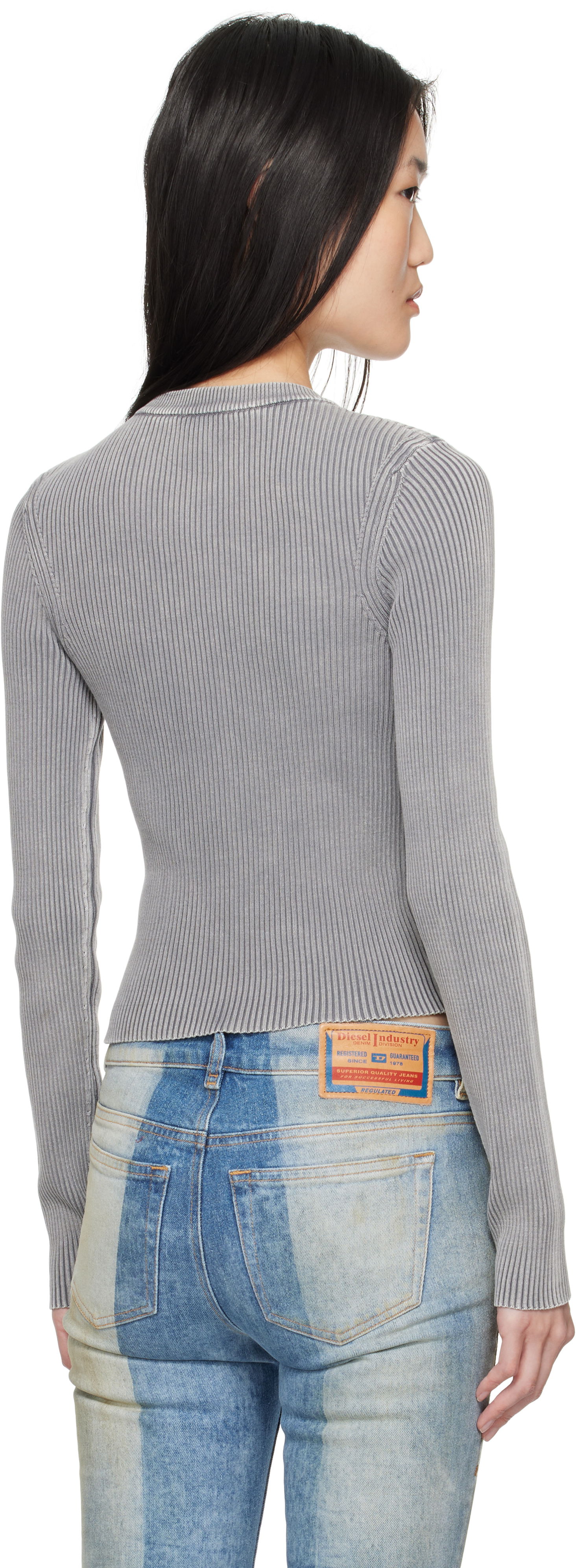 Cutout Ribbed Sweater