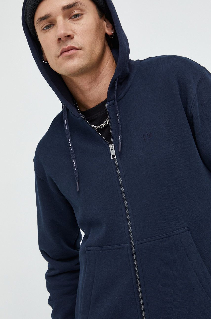 Mikina TOM TAILOR Full-Zip Through Hoodie Navy | 1032768.10668, 0