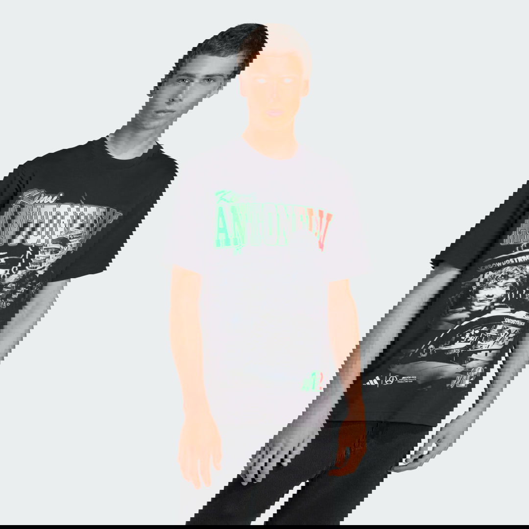 Tričko adidas Performance Mercedes-AMG Petronas Formula One Team Kimi Antonelli Graphic Tee Čierna | KD7299, 0