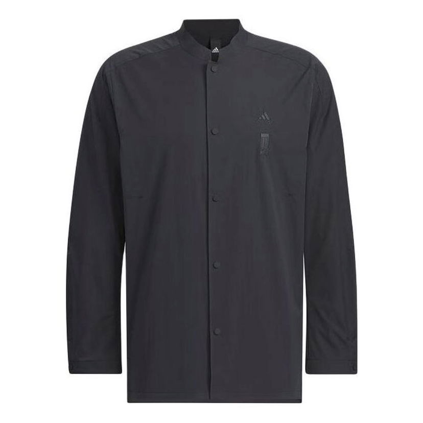 Košeľa adidas Originals Premium Woven Sport Long Sleeve Shirt Čierna | IW1510